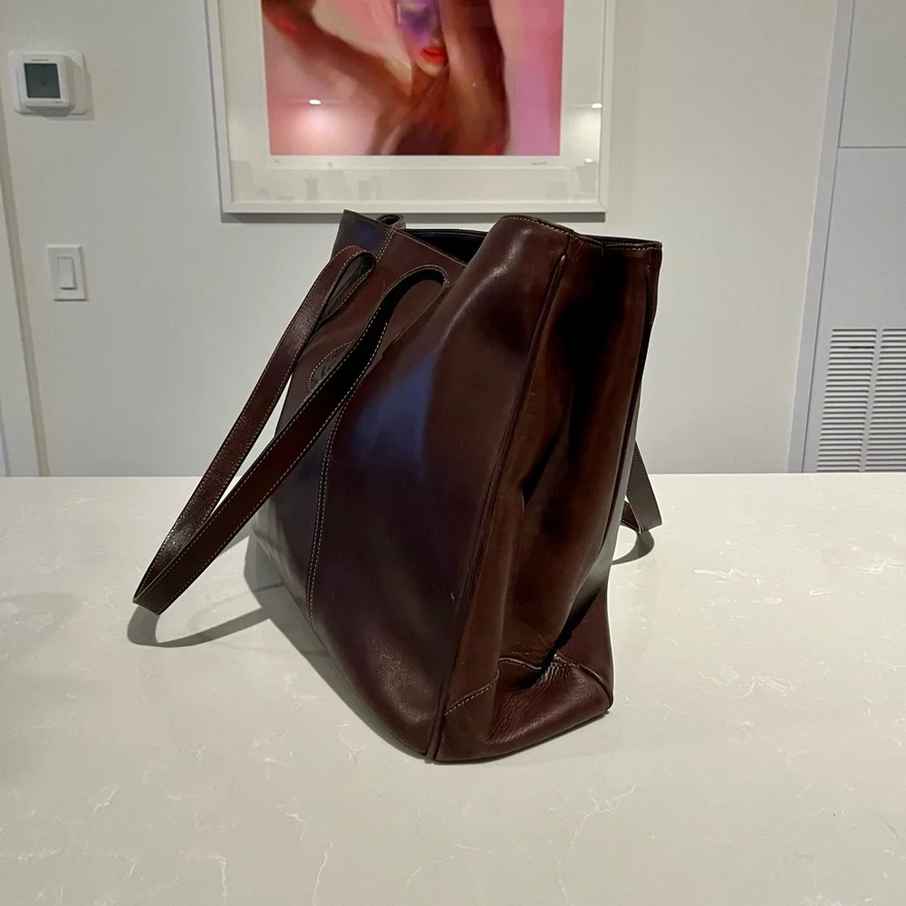 Vintage Leather Ghurka Tote - Picture 2 of 9